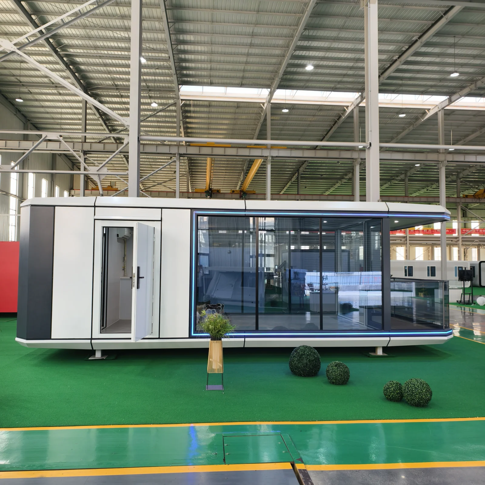 Space Capsule showroom sample frontage and open entrance